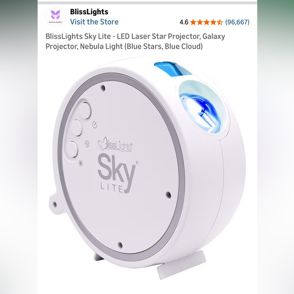 🤩 🌌 💫 BlissLights Sky Lite Projector 📽️ SOLD OUT ONLINE! Amazing Effects! - Picture 4 of 8